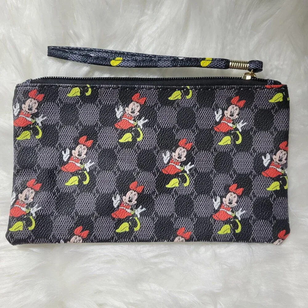 Minnie Mouse Design Wristlet